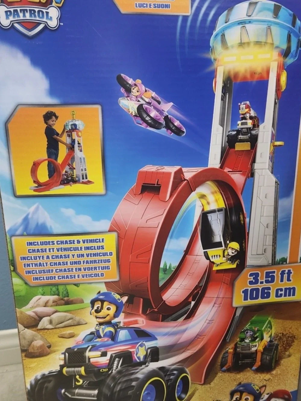 PAW Patrol Red Loop Tower Playset for Kids